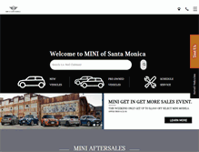 Tablet Screenshot of minisantamonica.com